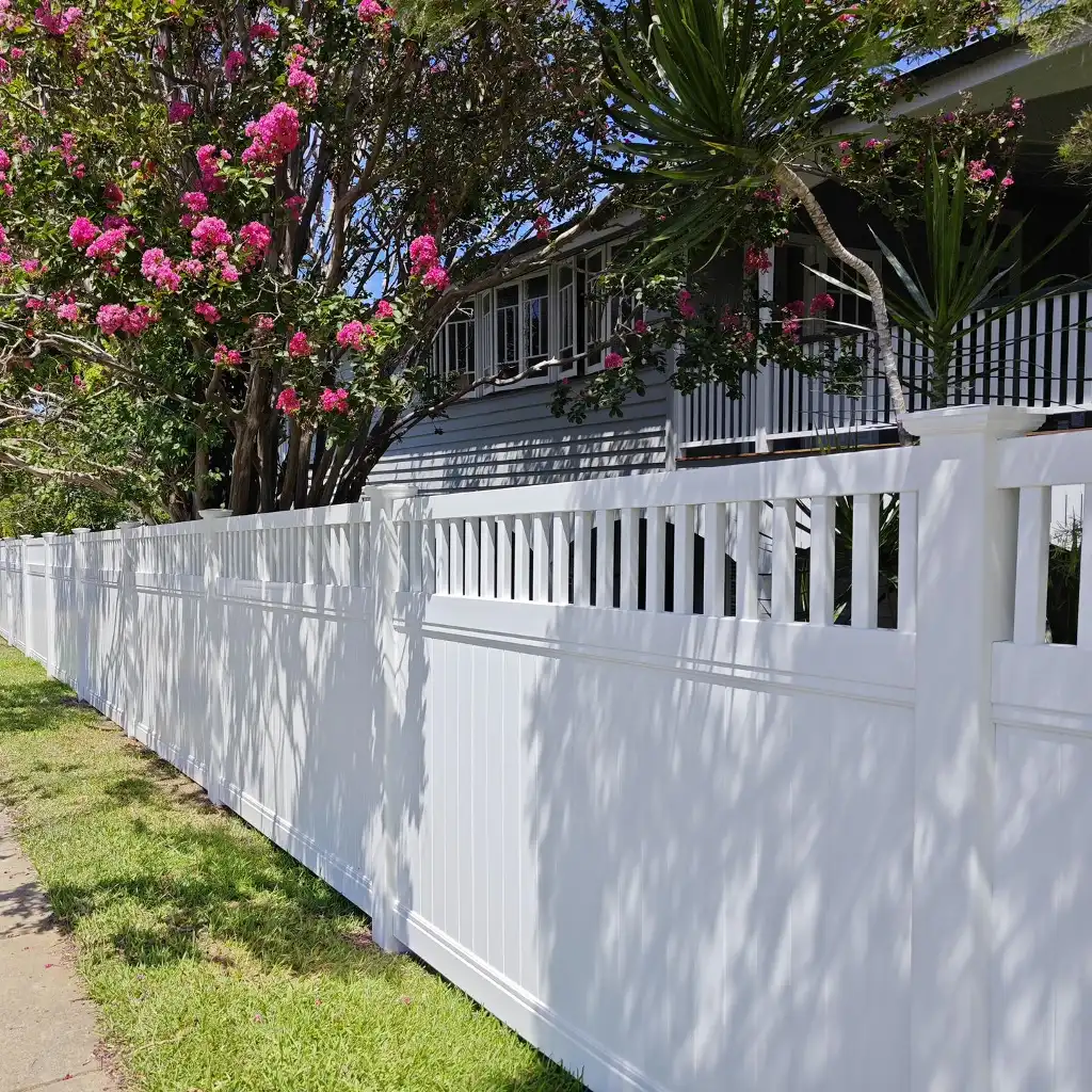 Partial Privacy G01-18 PVC Fence - Partial Privacy G01-18