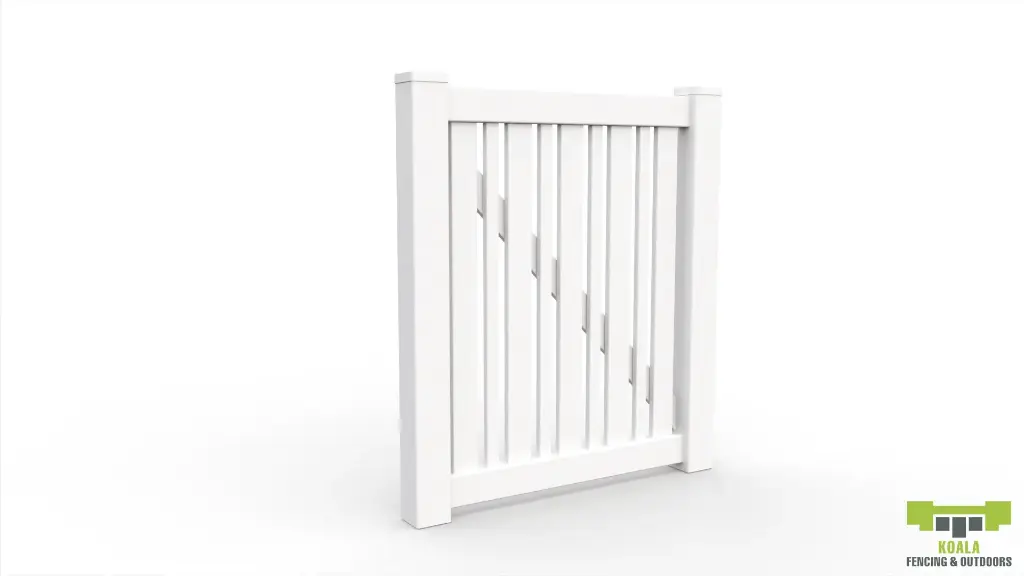 PVC Swing Gate - C02 (Closed Top Picket)