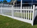 Open-Top Picket PVC Fencing System - E01