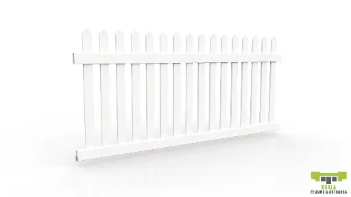 [KF-P-E01-12] PVC Panel Kit - E01 (Open Top Picket) (1.2x2.4m)